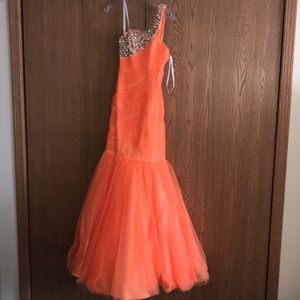 Orange Jovani Mermaid
